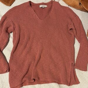 LOFT Women's Rust Sweater